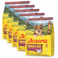 Sausa vištienos ir ryžių pašaras mažų veislių vyresniems šunims Josera Mini Senior, 5 x 900 g