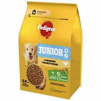 Sausas šunų pašaras Pedigree Junior su vištiena, 2,6 kg