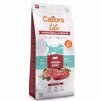 Šunų maistas Calibra Life Fresh Beef, jaunoms mažų ir vidutinių veislių šunims, 2,5 kg