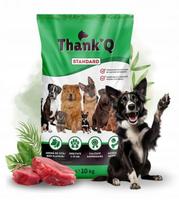 Sausas šunų maistas THANK'Q, jautienos skonio, su vitaminais, 10 kg