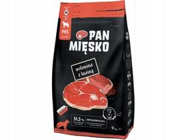 Sausas šunų maistas PAN MIĘSKO jautiena su ožkiena, 9 kg