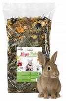 Žolelių ir šaknų mišinys triušiui, 0,5 kg, premium