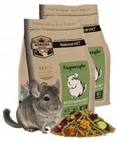 Šinšilų pašaras KORONA NATURY Natural-Vit, 2 x 1,6 kg