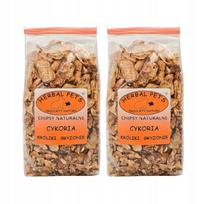 Džiovintos cikorijų traškučiai HERBAL PETS, 2 x 125 g