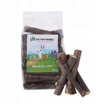 Liepų šakelės FACTORYHERBS, 150 g, triušiams ir graužikams, graužimui, sveikiems dantims