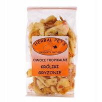 Triušių ir graužikų pašaras Herbal Pets su tropiniais vaisiais, 75 g