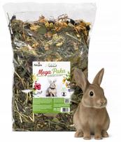 Triušių pašaro mišinys Mega Pack, 1 kg, žolelės ir šaknys
