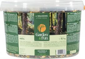 Voverių pašaras Garden&Fun, 4 sezonams, 2,1 kg