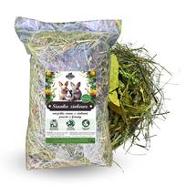 Žolinis šienas su žolelėmis triušiams ir graužikams SAMFARM, 1,2 kg