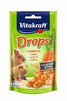 Graužikų skanėstai su morkomis VITAKRAFT DROPS, 75 g