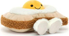 Pliušinis žaislas kiaušinis ant skrebučio JELLYCAT Amuseables Egglantine Egg on Toast