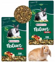 Triušių pašaras Versele Laga Nature Original Cuni nykštukiniams, 2 x 2,5 kg
