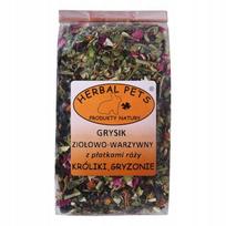 Žolelių ir daržovių smėlis su rožių žiedlapiais Herbal Pets, 100 g