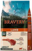 Sausas ėdalas šunims Bravery Grain Free su ėriena, 12 kg