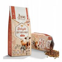 Sausas šunų maistas BEMO DELIGHT, 3 kg, jautiena ir kalakutiena, vidutinių ir didelių veislių šunims
