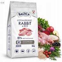 Sausas triušių pašaras Baltica NUTRACEUTIC Rabbit&Rice su ryžiais mažų veislių triušiams, 9 kg