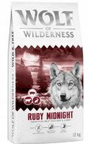 Sausas šunų maistas Wolf of Wilderness Ruby Midnight, kiauliena, jautiena, triušiena, 12 kg