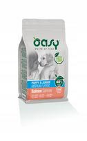 Sausa šunų ėdalas OASY ONE PROTEIN PUPPY & JUNIOR su lašiša, 12 kg