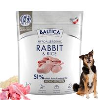 Sausas šunų pašaras BALTICA Nutraceutic su triušiena ir ryžiais, 1 kg