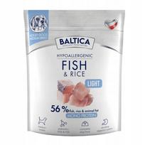 Sausas maistas šunims Baltica Hypoallergenic Light su žuvimi ir ryžiais, 1 kg