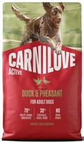 Šunų pašaras CARNILOVE ACTIVE DUCK & PHEASANT, suaugusiems, 4 kg