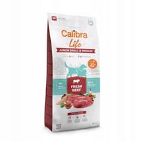Sausas šunų ėdalas CALIBRA Dog Life Junior Small & Medium, jautiena, 12 kg
