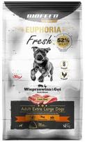 Sausas šunų pašaras EUPHORIA FRESH MEAT su kiauliena ir žąsiena, 12 kg
