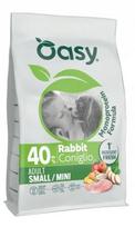 Sausas maistas mažoms suaugusioms šunų veislėms Oasy MONOPROTEIN, triušiena, 800 g