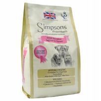 Šunų pašaras jautriems suaugusiems, lašiša ir bulvės, Simpsons Premium, 12 kg