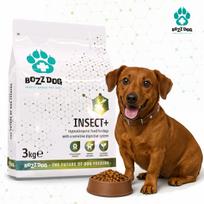 Šunų maistas BozzDog, 3 kg, hipoalerginis, su vabzdžiais