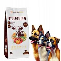 Sausas ėdalas šunims Look4dog Care su jautiena, saldžiomis bulvėmis, moliūgais ir obuoliais, 12 kg