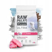 Šunų maistas Raw Paleo Ultra Mini mažų veislių jauniems, kiauliena, 8 kg