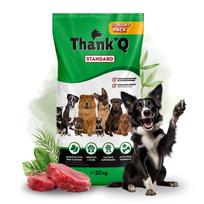 Sausas šunų maistas THANK'Q su jautiena ir vitaminais, 20 kg