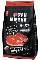 Sausas šunų maistas PAN MIĘSKO su jautiena ir ožkiena, 3 kg