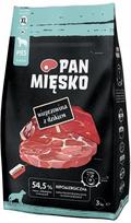 Sausas šunų pašaras PAN MIĘSKO su kiauliena ir šerniena, XL veislėms, 3 kg