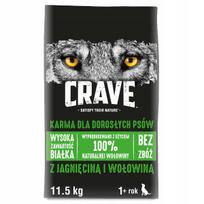 Sausas šunų maistas CRAVE su ėriena ir jautiena, be grūdų, 11,5 kg