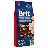 Sausas pašaras šunims Brit Premium By Nature Senior L+XL su vištiena, 15 kg