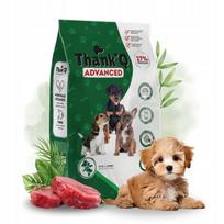 Šunų sauso maisto šuniukams THANK'Q ADVANCED JUNIOR su jautiena ir daržovėmis, 10 kg