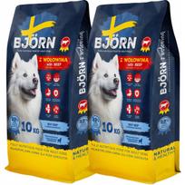 Sausas šunų maistas su jautiena BJORN ADULT Premium, 20 kg