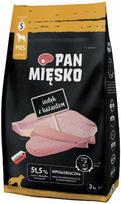 Sausas šunų maistas PAN MIĘSKO, su kalakutiena ir fazanu, traškučiai, 3 kg