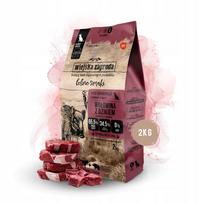 Sausas šunų maistas Wiejska Zagroda Forest Flavors, jautiena ir šerniena, didelėms veislėms, 2 kg