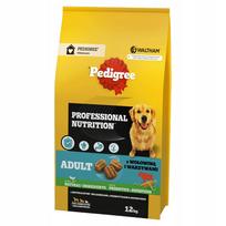 Sausas šunų maistas PEDIGREE su jautiena ir daržovėmis, 12 kg