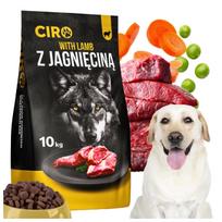 Sausas ėdalas šunims su ėriena, 10 kg, suaugusiems aviganiams, labradorams, auksiniams retriveriams