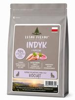 Kačių pašaras FOREST POLANA kačiukams su kalakutiena ir vištiena, be grūdų, 1,5 kg