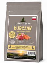 Kačių pašaras FOREST CLEARING su vištiena, tunu ir lašiša, sterilizuotoms katėms, be grūdų, 1,5 kg