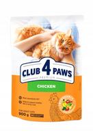 Sausas maistas katėms CLUB 4 PAWS su vištiena, 0,9 kg