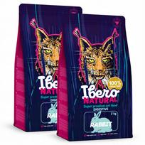 Katėms skirtas sausas pašaras Ibero Grain Free Digestive Rabbit, 4 kg, be grūdų