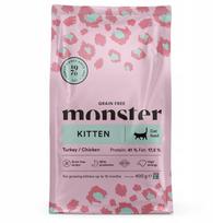 Sausas kačiukų pašaras Monster Cat Kitten be grūdų, 400 g, su kalakutiena ir vištiena