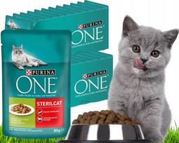 Katzenų maistas PURINA Sterilizuotoms katėms, 26 x 85 g