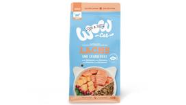 Kačių pašaras WOW CAT su lašiša, 2 × 2 kg, suaugusioms katėms
